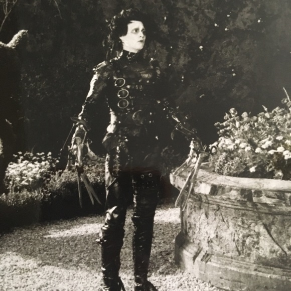 Edward Scissorhands art matted Johnny Depp Butron - Picture 2 of 5